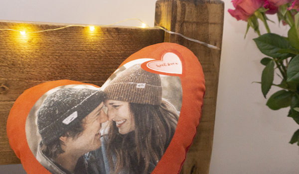 Valentines Personalised Photo Cushion